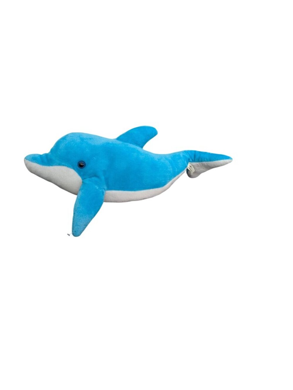 SeaWorld Blue Dolphin Plush Toy Soft Stuffed Animal 2016 16" Gift For Kids Or Co
